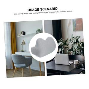 Almohada de Soporte Lumbar de Espuma Viscoelástica para Sillas de Oficina y Automóviles, Soporte Lumbar de Rebote Lento, Diseño Ergonómico - Product Image 5