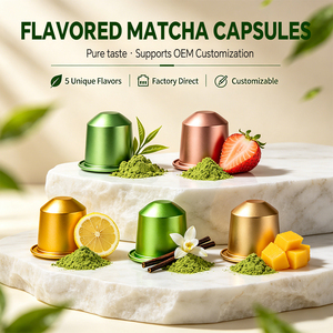 <span class=keywords><strong>Matcha</strong></span> en Polvo con Sabor, Grado Ritual, Té Instantáneo Compatible con Cápsulas Nespresso, Certificado Orgánico en China, Certificado Halal, GMP - Product Image 4