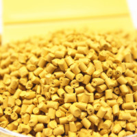 Venta directa del fabricante Universal Plastic Color Masterbatch Partículas en amarillo