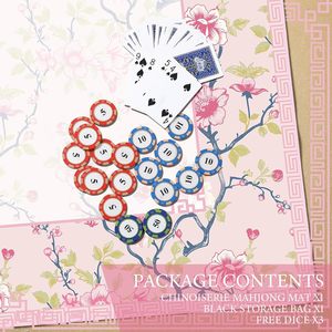 Nappe <span class=keywords><strong>de</strong></span> mahjong carrée, grande, antidérapante, en caoutchouc, avec silencieux, motif floral européen-américain, personnalisable, style ethnique international - Product Image 3