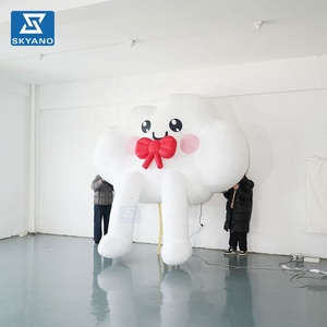Modello Gonfiabile di Nuvola a Forma di Cartone Animato per Decorazione Porta Centro Commerciale - Product Image 2