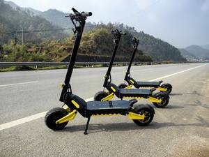S54 2400W Dualtron <span class=keywords><strong>China</strong></span> 60-70KM Scooters eléctricos de largo alcance 11 pulgadas de gran tamaño de neumáticos Scooters eléctricos rápidos - Product Image 3