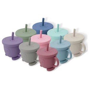 Bouteille d'eau réutilisable en acier inoxydable incassable et silicone, sans BPA, 9 couleurs, personnalisable, écologique, durable, compatible lave-vaisselle - Product Image 6