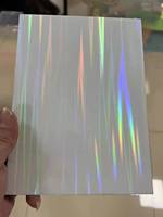 Feuille acrylique écologique irisée, découpe personnalisable, couleur éblouissante, pour décorations de mariage, toiles de fond de fête