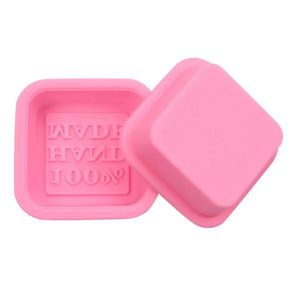 Silicone Mold for 100% Handmade Soap Mold Craft Art Soap Making Molds Square Shape