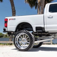Jantes forgées tout-terrain pour pick-up 5x5.5 4X4 6X6 22X12 24X14 26X14 26X16 5X127 5X139.7 6X135 6X139.7 8X165.1 8X170 Duallywheels