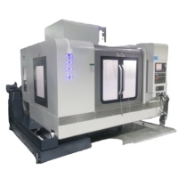 Centre d'usinage vertical CNC 3 axes VMC avec changeur d'outils automatique 24T et magazine ATC pour la découpe des métaux