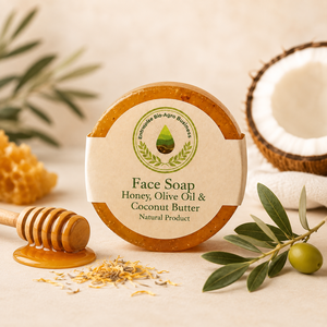 Jabón Facial de Miel Natural Personalizado, Jabón Facial Orgánico de Aceite de Oliva y Manteca de Coco, Venta al por Mayor - Product Image 3