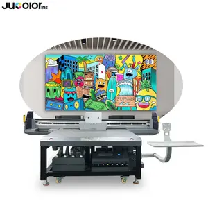 Jucolor 2023 Nieuwe Product Slimme Druppelgrootte 1613 Flatbed UV-Printer Groot Formaat Uv Led Printer Voor Fles
