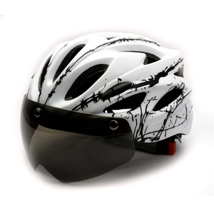 Casco de Ciclismo con Visera Desmontable, Diseño Negro y Azul, Unisex, para Adultos, para Bicicleta de Montaña y Carretera, 16-20 Ventilaciones - Product Image 4