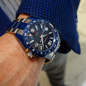 Montre mécanique automatique pour homme de 46 mm, de haute qualité, étanche, en acier inoxydable, lumineuse, avec fonction GMT - Product Image 6