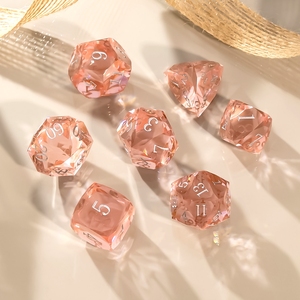 Wholesale Eco-Friendly Hand-painted Polyhedral <b>Dice</b> <b>Set</b> with Low MOQ 7-Piece Resin DND Game <b>Dice</b> - Product Image 6