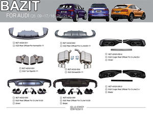 <span class=keywords><strong>Q5</strong></span> Classe SQ5 Diffuseur arrière SQ5 Lèvre arrière normale pour <span class=keywords><strong>AUDI</strong></span> - Product Image 2