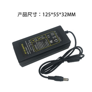 Jingruian 24V 2A <b>Power</b> <b>Adapter</b> DC Output For Monitors Printers Engraving Machines Built In Heat Sink <b>US</b> Plug - Product Image 3
