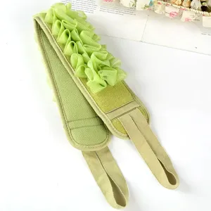 2 In 1 <b>Shower</b> Exfoliating <b>Back</b> Scrubber Bath Belt Towel Deep Mud Clean Korean Body Washcloth Japanese Rear <b>Scrub</b> Pull Strap Tool - Product Image 2