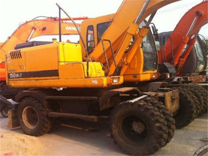 Excavatrice d'occasion, matériel de terrassement HYUNDAI 150W à vendre - Product Image 4