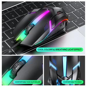 T-WOLF TF240 4IN1 Usb filaire <span class=keywords><strong>clavier</strong></span> <span class=keywords><strong>souris</strong></span> tapis de <span class=keywords><strong>souris</strong></span> casque Combos 104 touches jeu <span class=keywords><strong>clavier</strong></span> <span class=keywords><strong>Kit</strong></span> Portable pour ordinateur portable bureau - Product Image 6