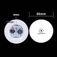 Sous-verres LED pour boîte de nuit, lumières autocollantes pour bouteilles, décoration clignotante pour boissons, petites couleurs RVB, Ramadan, remise de diplôme