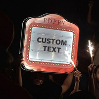 LOGO personnalisé panneau de lettres LED affichage VIP glorifier chapiteau LED boîte de signalisation boîte de nuit VIP lettre signe chapiteau Glorifier