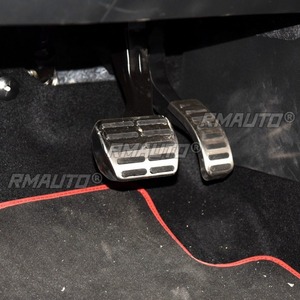 แผ่นรองแป้นเหยียบรถยนต์สำหรับ Volkswagen Golf 4 Polo 6R 6C 9N Lavida Jetta ป้องกันการลื่นไถล ทำจากสแตนเลส สำหรับแป้นคันเร่งและเบรก - Product Image 6