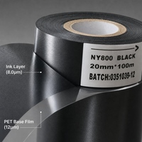 Foil Kode Hot Stamping Premium NanYun NY-800 untuk Mesin Kode Tanggal, Kompatibel dengan HP-241 DY-8 Labeler Manual dan Otomatis