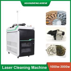 Mạnh mẽ 3000W sơn dầu rỉ sét Loại bỏ kim loại Cleaner sợi Laser máy làm sạch - Product Image 3