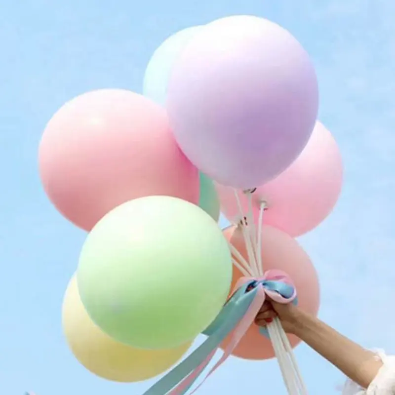 18inch Jumbo Candy Macaron Pastel Balloons Big Giant Wedding Decor Birthday Globos Arch Air Inflatable Balloon