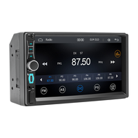 BQCC Écran HD 7 pouces 2 Din Android Auto Double ports USB AUX FM Lecteur multimédia vidéo Navigation GPS Stéréo Autoradio