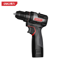 Perceuse sans fil Deli 16V au lithium-ion, perceuse électrique rechargeable, tournevis électrique à couple élevé DE050