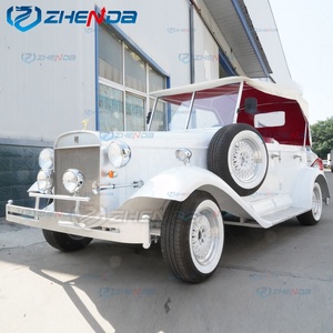 Auto Clásico Retro Vintage Convertible con Techo Original Eléctrico, Marca Zhenda, Materiales Compuestos, Ambiente Elegante, Turismo - Product Image 4
