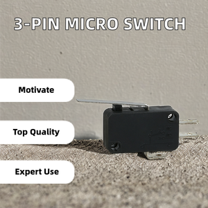 <span class=keywords><strong>Micro</strong></span> interrupteur de fin de course Circuit SPDT à rouleaux à 3 broches en matière plastique sans <span class=keywords><strong>soudure</strong></span> avec écrou Type de produit <span class=keywords><strong>Micro</strong></span> interrupteurs - Product Image 2