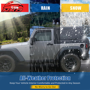 Viseras Deflectoras para Ventanas Internas de Jeep Wrangler 07-17 y 18 Wrangler JK 2 Puertas - Product Image 6