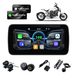 Navigateur GPS pour moto avec écran tactile étanche IP67 de 6,25 pouces, connectivité sans fil Android Auto et CarPlay pour smartphone - Product Image 2