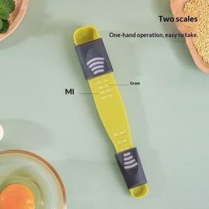 Kitchen Household Adjustable <b>Measuring</b> <b>Spoon</b> with Gram Scale ABS Material Hand Wash Only No Brand - Product Image 4