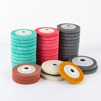 Disque de polissage en nylon de haute qualité pour meuleuse d'angle, 4 pouces, disque de lustrage mat, abrasifs non tissés pour acier inoxydable