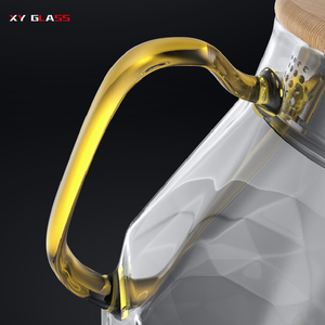 Thăng hoa quá khổ chịu Nhiệt Handmade nhiệt nước thủy tinh cà phê bình - Product Image 2