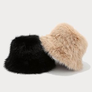 2025 Autumn Winter New Arrival Fashion Trendy Women Furry Bucket <b>Hat</b> - Product Image 3