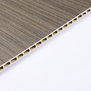 Panel de Pared Curvo Decorativo de Plástico Compuesto, PVC Interno, Revestimiento de WPC - Product Image 1