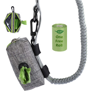 Dispensador de Bolsas para Desechos de Mascotas de Tela Oxford Personalizado con Clip de Mosquetón de Doble Cremallera y Bolsas Degradables para Almacenamiento de Excrementos de Perro - Product Image 4