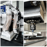 Centre d'usinage CNC six faces pour le perçage et le découpage de rainures sur six côtés de panneaux de meubles OEM