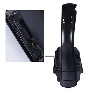 Заднее крыло со светодиодной подсветкой, красный объектив подходит для Harley Davidson 1993-2009, новый, высокопроизводительный, опт, черный - Product Image 4