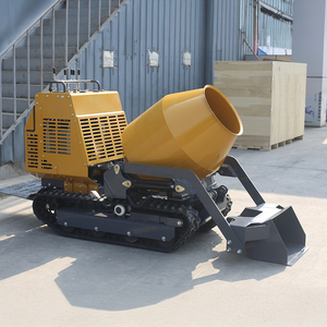 Mini-bétonnière automotrice sur chenilles <span class=keywords><strong>de</strong></span> haute qualité avec moteur diesel et essence, à vendre - Product Image 5