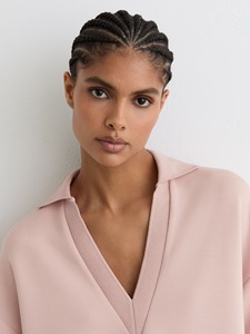 Ensemble de survêtement femme personnalisé et durable, coupe décontractée, couleur unie, manches longues, coupe ample, sweat-shirt et pantalon vierges pour l'automne - Product Image 5