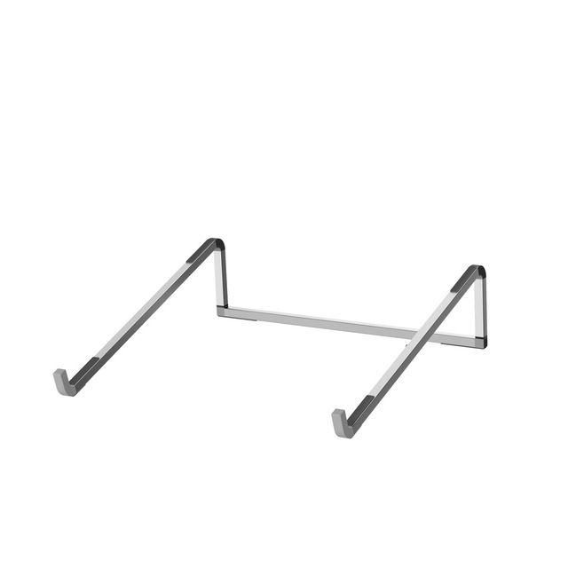 Foldable Adhesive-Mount Aluminum Alloy Laptop Stand Cooling Features Portable Desktop Riser 260x260x74mm Drop Shipping Available