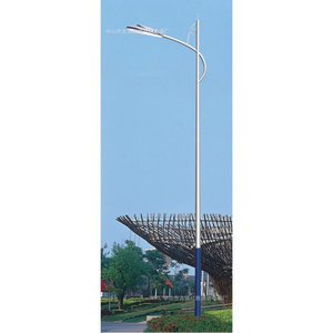 Lampadaire LED 42W 60W en alliage d'aluminium Type III 120Lm/W Durée de vie 50000H Certifié CE pour l'éclairage extérieur - Product Image 1