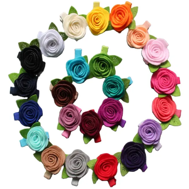 Voelde Applique Kits Bloem Voelde Rose Bloemen