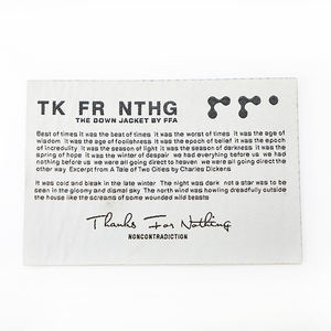 Nhà Máy Cung Cấp Tùy Chỉnh Thương Hiệu Phụ Kiện May Mặc Polyester Vải May Mặc Dệt Tag Cổ Nhãn Cho T-Shirt Độ Nét Cao Satin - Product Image 4