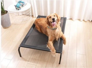 China Groothandel Fabrikant Duurzame Metalen Frame Verhoogde Smeedijzeren Verhoogde Hond Bed - Product Image 3