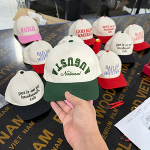 Wholesale Blank Customize Logo Men Women Trendy 5 Panel Two Tone Snapback Dad Hats <b>Vintage</b> Dad Hat Baseball <b>Cap</b> - Product Image 3