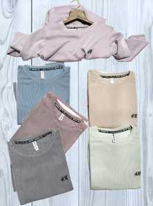 เสื้อยืดพิมพ์ลายเมจิกไลน์ผ้าถักโพลีเอสเตอร์น้ำหนักเบาหลากสีคอลเลกชันจากนักออกแบบ - Product Image 5